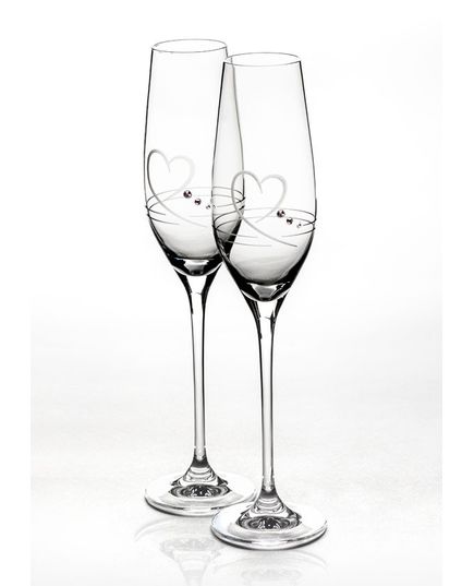 Свадебные бокалы Diamante Swarovski