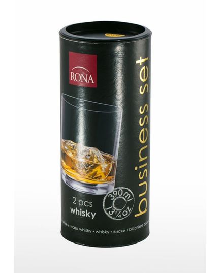 Набор из 2-х стаканов для виски серии Classic в тубусе, объем 390 ml, Rona, изображение 3