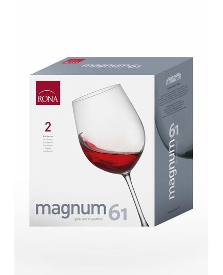 Набор из 2-х бокалов для Бордо, серия Magnum, 610 мл, Rona, изображение 3