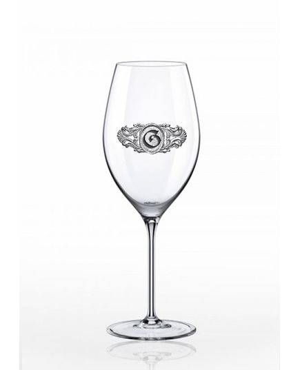 Два именных бокала с оловянным барельефом в подарочном тубусе