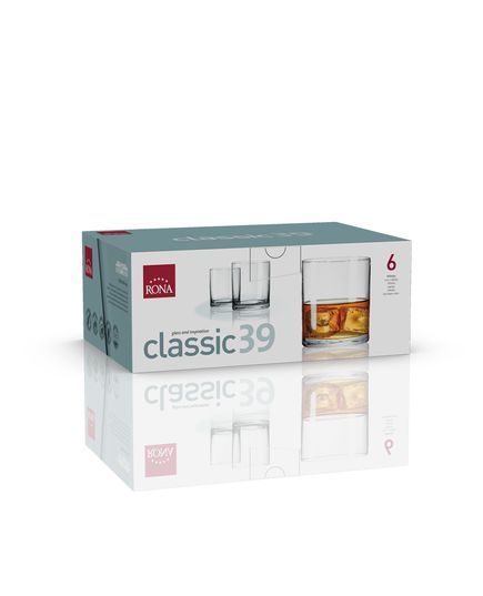 Набор из 6-ти стаканов для виски серии Classic, 390 ml, Rona, изображение 3