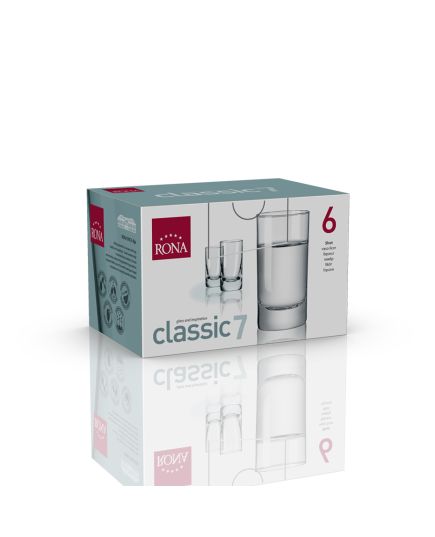 Набор из 6-ти стопок, серия Classic, 70 мл, Rona, изображение 3