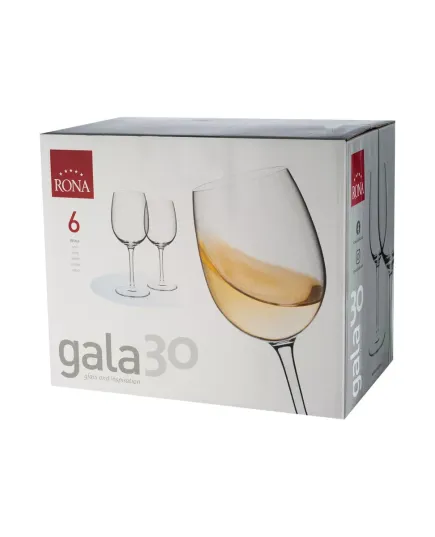 Набор из 6-ти бокалов для вина, серия Gala, 300 мл, Rona, изображение 3