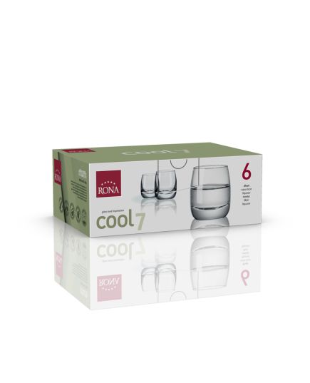 Набор из 6-ти стопок, серия Cool, 70 мл, Rona, изображение 3