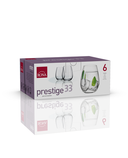Набор из 6-ти стаканов для сока и воды, серия Prestige, 330 мл, Rona, изображение 3