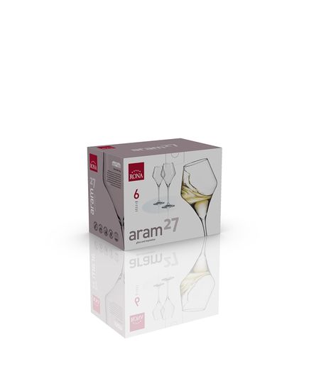 Набор из 6-ти бокалов для вина Aram 270 мл, D 83 мм, H 204 мм, Rona, изображение 3