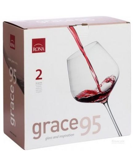 Набор их 2-х бокалов для Бургундского вина, серия Grace, объем 950 мл, Rona, изображение 2